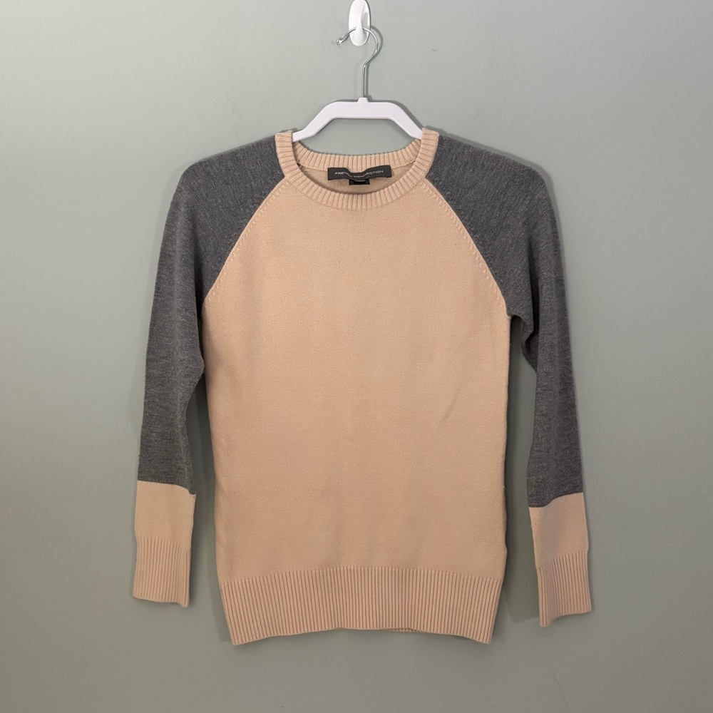 FRENCH CONNECTION Colorblock Raglan Sleeve Sweater - Picture 2 of 9